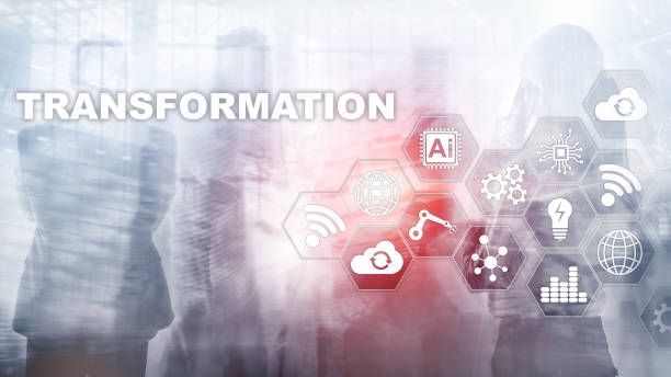 istock Business Transformation. Future and Innovation Internet and network concept. Abstract business background. Mixed Media. 1139258582