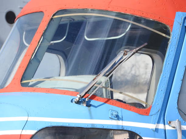 istock Military helicopter, propellers, installations and units for shooting, close-up. 1139260839