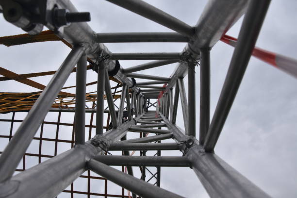 istock Frame of rope barrier 1139264192