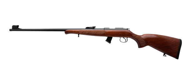 istock Gun rifle isolated on white background 1139264417