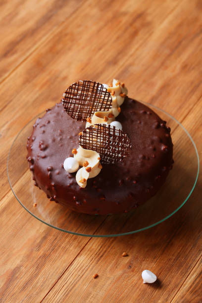 istock Contemporary Chocolate Peanut Butter Mousse Cake 1139267296