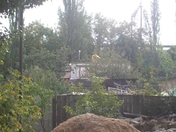 istock Construction of the cottage from building materials 1139267584