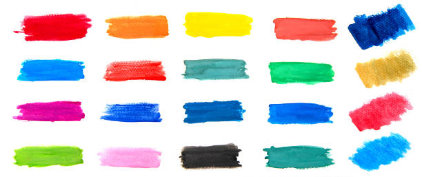 istock Colorful watercolor brush strokes 1139267718