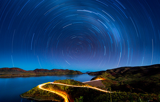 Timelapse Photography of Star Trails