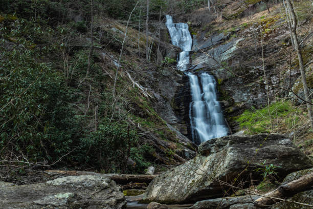 la cascada de tom's creek - toms fotografías e imágenes de stock