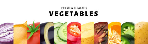istock Collage of vegetable isolated on white background with copy space, fresh and healthy vegetables close-up 1139284448