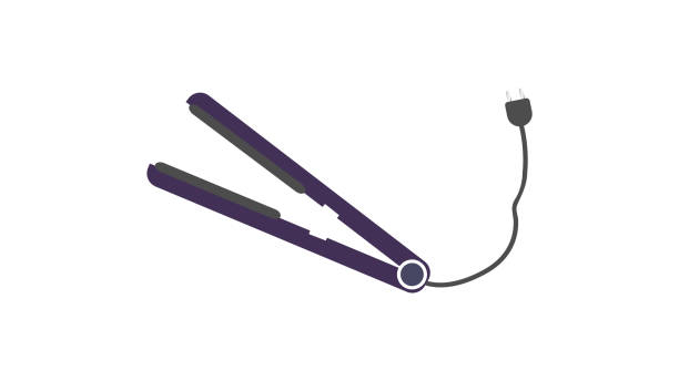 салон дизайн выпрямитель волос - hair straighteners stock illustrations