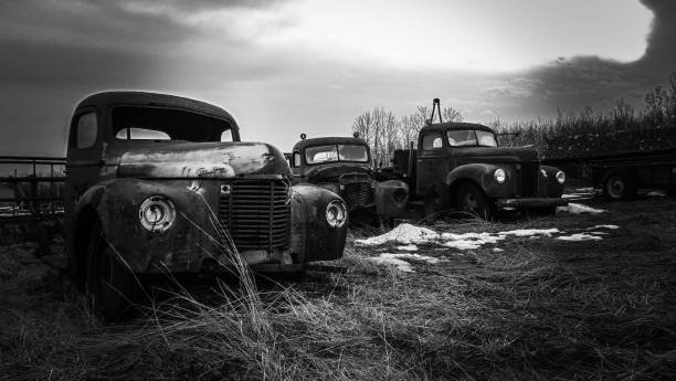 istock 3 Old International Trucks 1139286072