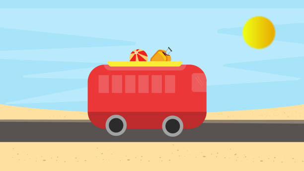 illustrazioni stock, clip art, cartoni animati e icone di tendenza di icona bus navetta tour - shuttle bus vector isolated on white bus