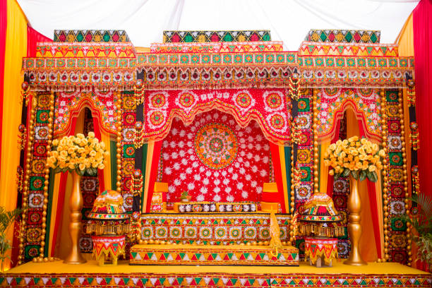 istock Indonesian Traditional Wedding Decoration / Pelaminan 1139288123