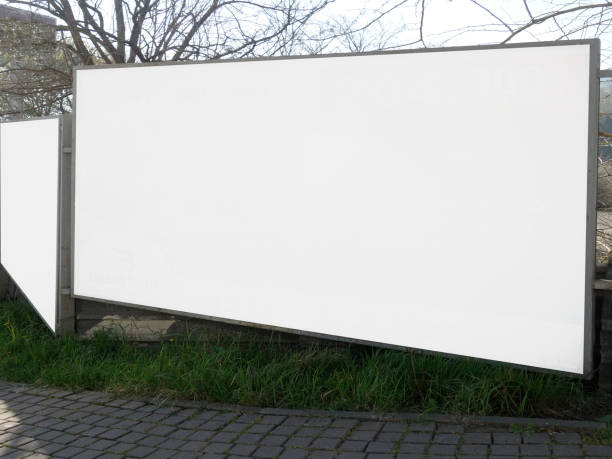 istock Blank billboard on the street - advertising board 1139290196