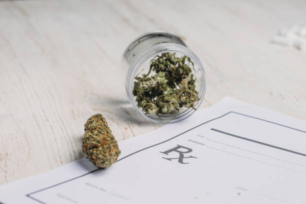 istock Medical marijuana on the table 1139292068