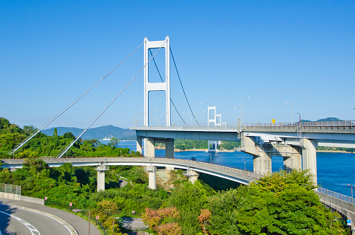 Suspension Bridge, Ehime Prefecture, Bridge - Built Structure, Built Structure, Famous Place