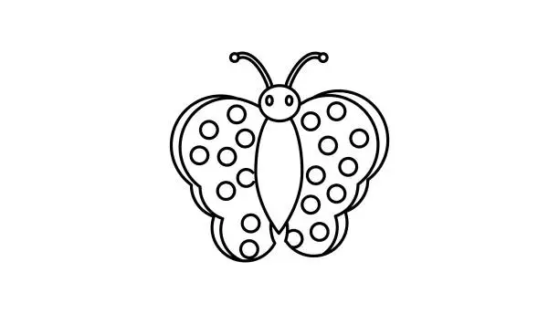 Vector illustration of Butterfly icon
