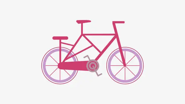 Vector illustration of Bicycle icon