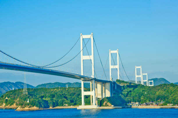 istock Kurushima kaikyo bridge in Shikoku 1139293241