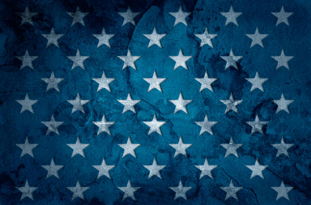 estados unidos estrellas bandera - american flag flag american culture star shape fotografías e imágenes de stock