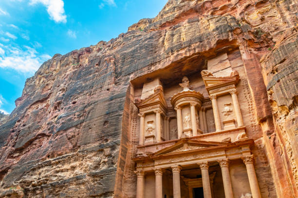 istock Al Khazneh tomb also called Treasury at Petra, Jordan 1139294599