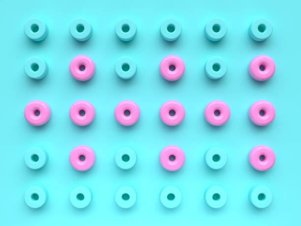istock flat lay scene background group of blue pink geometric shape pattern set minimal abstract 3d rendering 1139298143