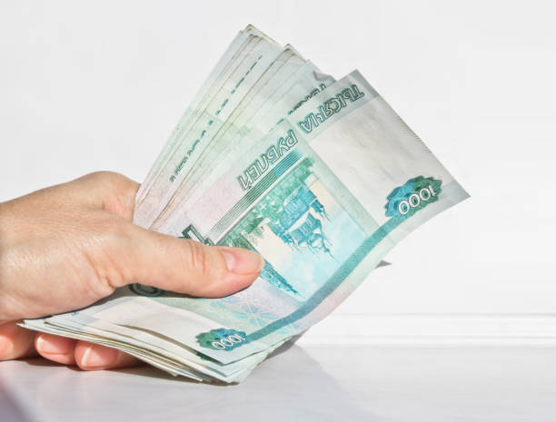 istock A pack of 1000 ruble banknotes compressed in hand 1139300451