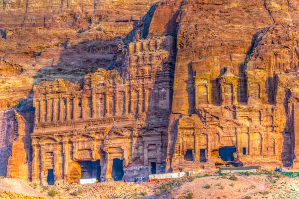 istock Corinthian and Palace tombs at petra, Jordan 1139301401