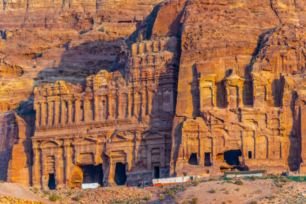 istock Corinthian and Palace tombs at petra, Jordan 1139301524