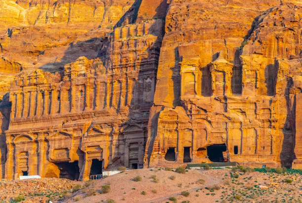 istock Corinthian and Palace tombs at petra, Jordan 1139301664