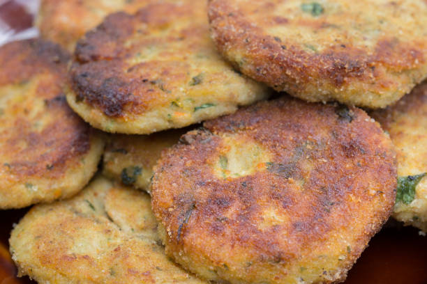 istock vegetarian fritters on plate 1139303350