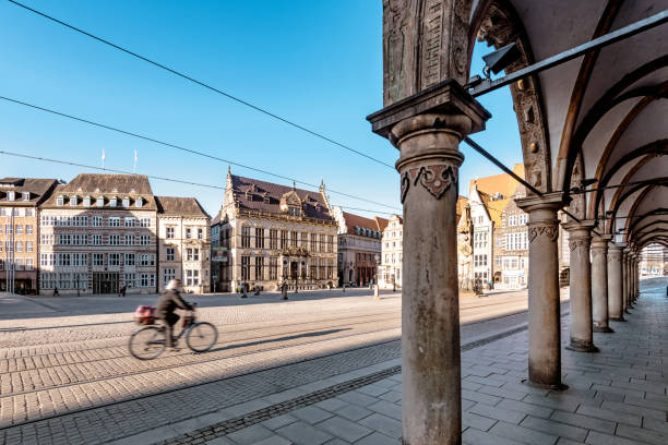 istock view of historical Bremen market square 1139304662