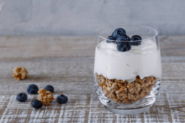 istock Granola with yogurt and blueberries 1139308237