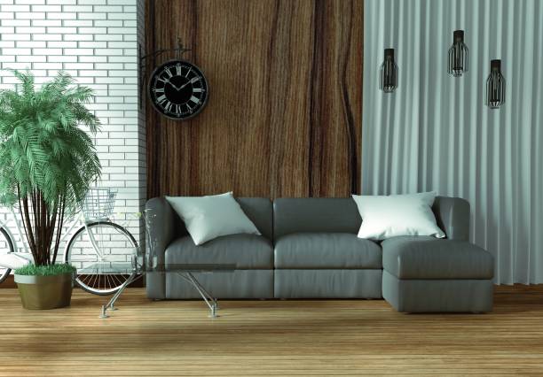 istock Living room interior - Modern contemporary luxury. 3D rendering 1139317938