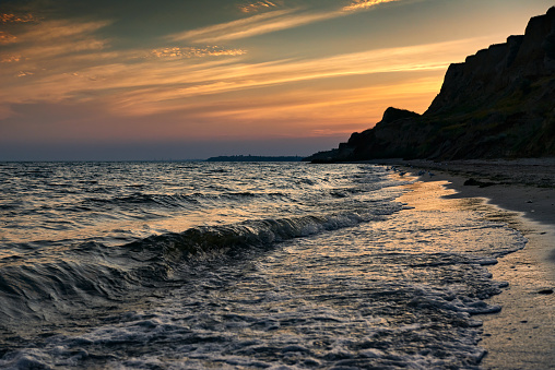 Sunset on the beach