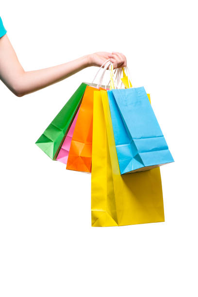 istock Woman hands with shopping bags. 1139327041