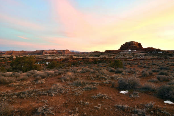 istock Canyonlands, Utah - 2019_01.19: Kessler Trail Sunset 1139328184