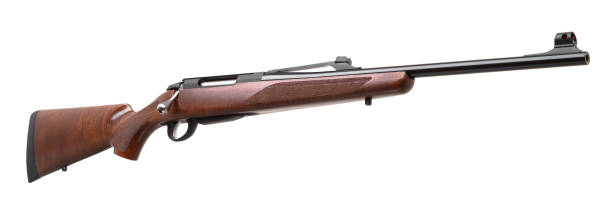 istock Gun rifle isolated on white background 1139330519