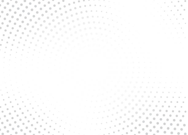 White and Grey Background Light Halftone Background for Web Layout. White and Grey Half Tone Pattern with Dots and Lines dot pattern vector stock illustrations