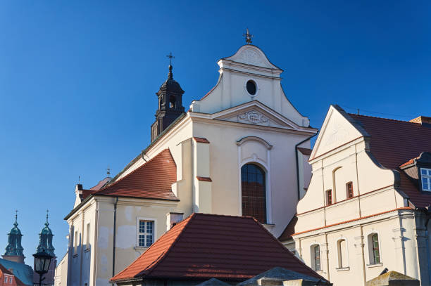 istock The baroque church with a bell tower 1139331490