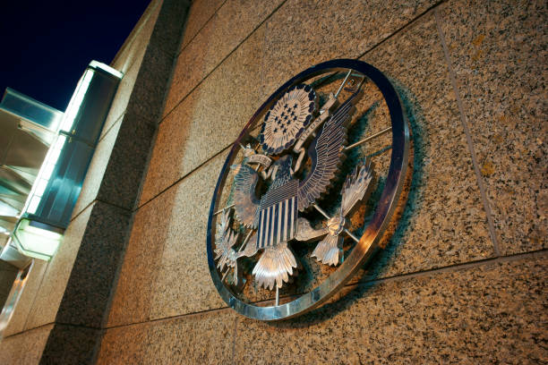 Great Seal of the United States stock photo