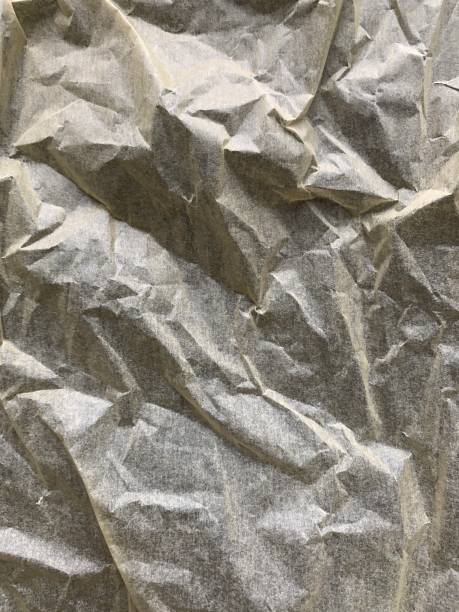 istock Creamy Yellow Wrinkled Paper 1139333795