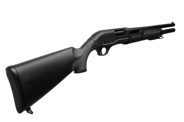 istock Shotgun isolated on white background 1139334140