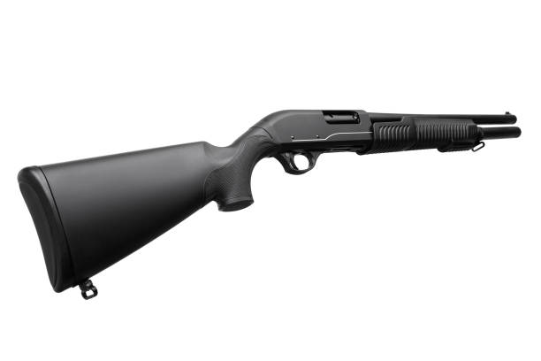 istock Shotgun isolated on white background 1139334162