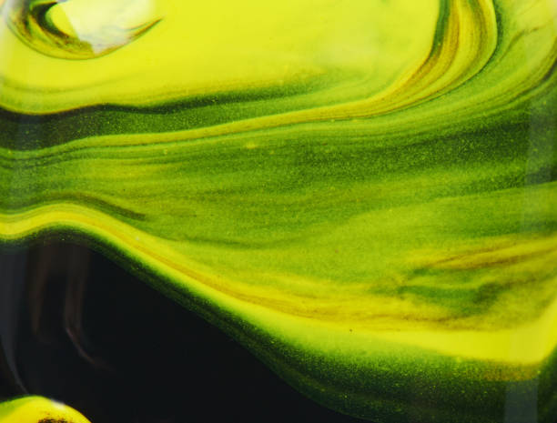istock Abstract lines yellow and green background 1139341409