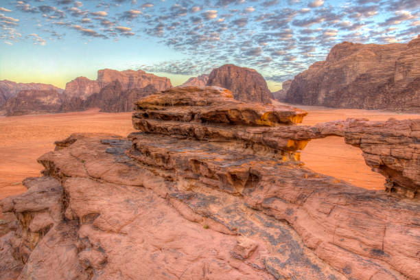 istock Little rock bridge at Wadi Rum, Jordan 1139341493