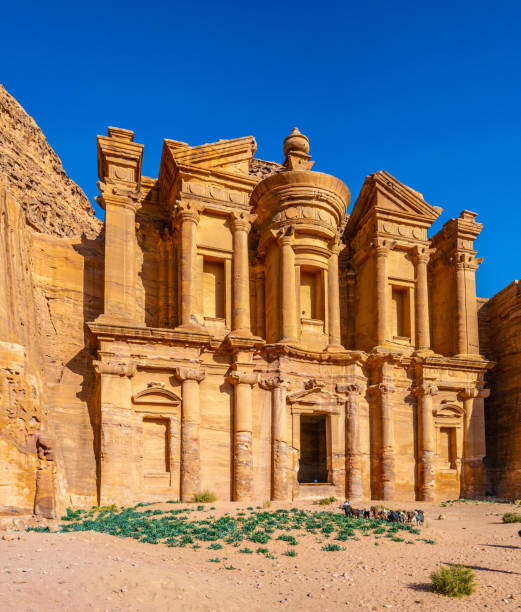 istock Monastery tomb in Petra, Jordan 1139342501
