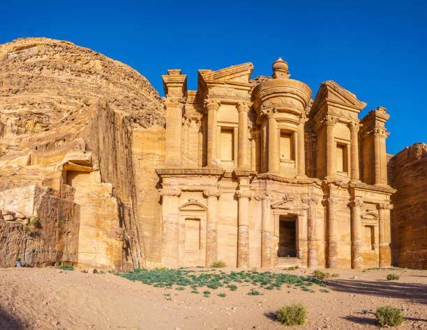 istock Monastery tomb in Petra, Jordan 1139344417