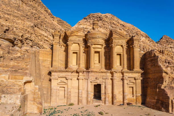 istock Monastery tomb in Petra, Jordan 1139344502