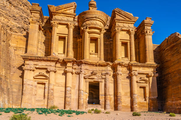 istock Monastery tomb in Petra, Jordan 1139345570