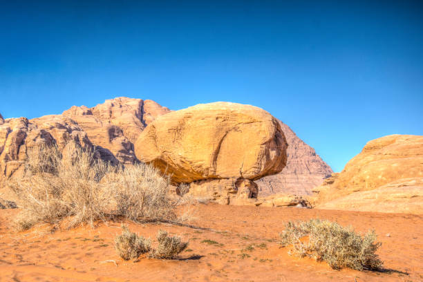 istock Mushroom rock at Wadi Rum desert in Jordan 1139347209