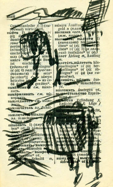 istock Far walking iron walkers. Graphic drawing. 1139354263