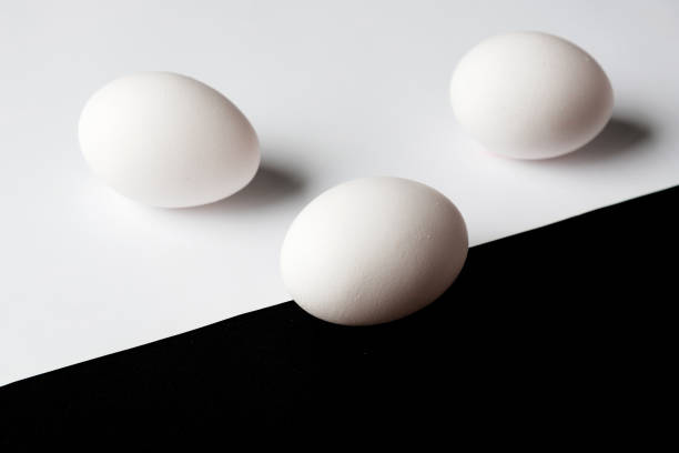istock Black and white trio of eggs 1139355447